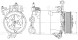 Компрессор кондиционера для автомобилей Ford Mondeo IV (07-) (выпуск с 2010-)/Range Rover Evoque (11-) 2.0T