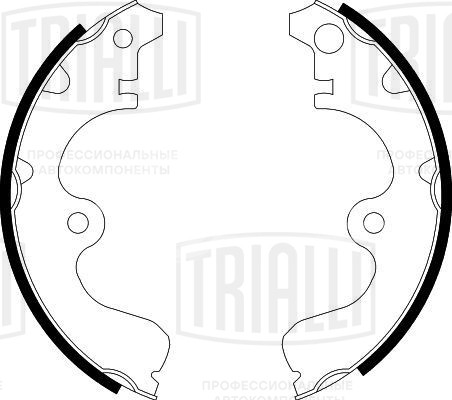 Колодки тормозные барабанные для автомобилей Toyota Starlet (96-) / Paseo (96-) 180x28