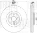 Диск тормозной передний для автомобилей Land Rover Discovery Sport (14-) / RR Evoque (11-) d=349 окрашенный